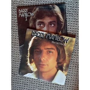 Lot of Barry Manilow "This One's For You" and “I” vinyl record albums.